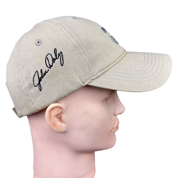 Blue Collar John Daly Signature Bellevue Biltmore BCG Golf Beige Adjustable Hat - Picture 3 of 13